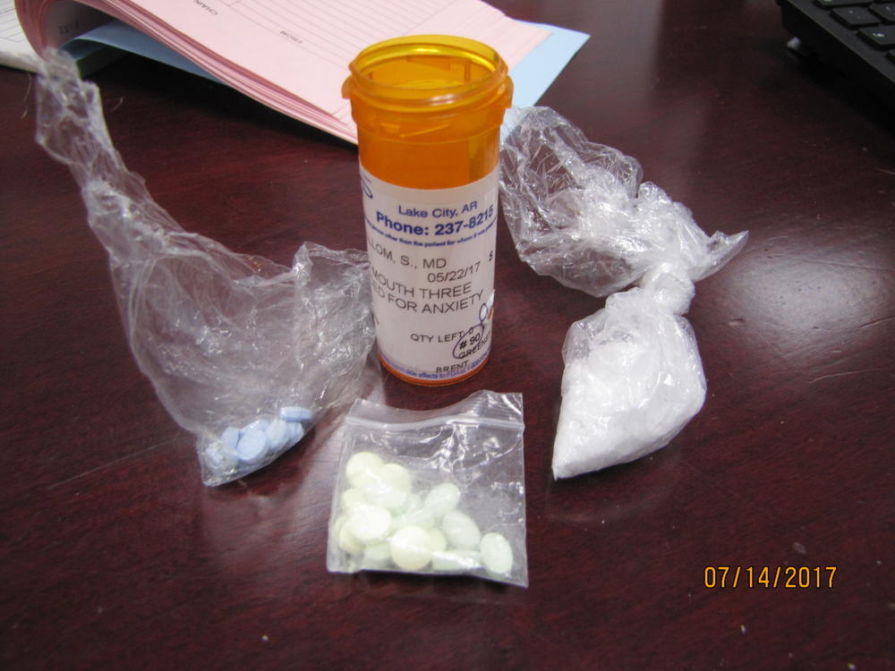 Image of confiscated drugs.