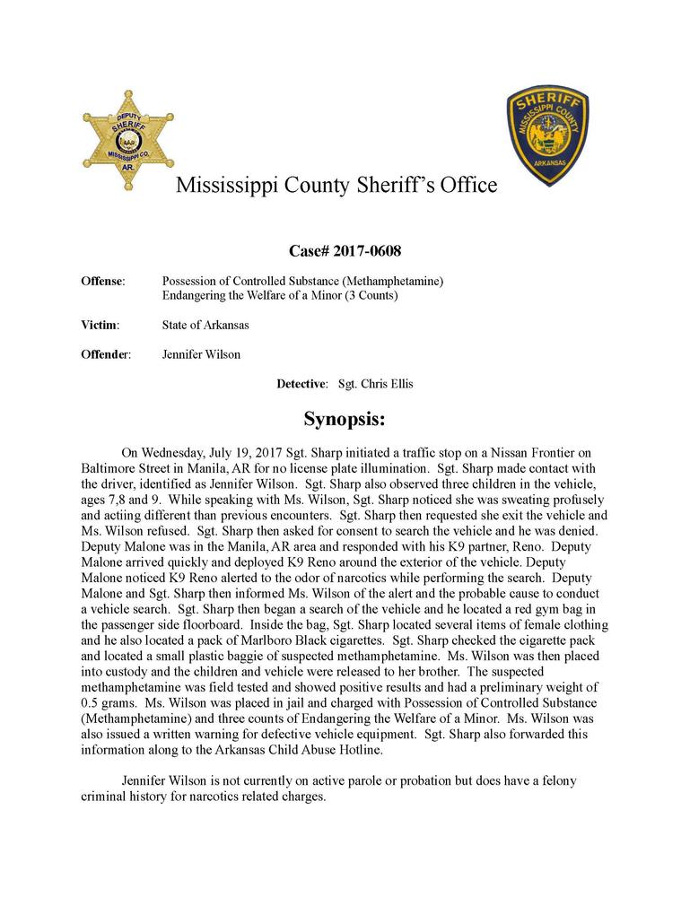 Image of press release. 